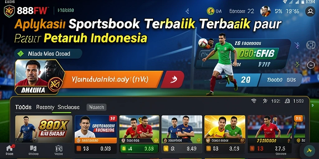 Tampilan antarmuka Sportsbook yang menarik dan interaktif.