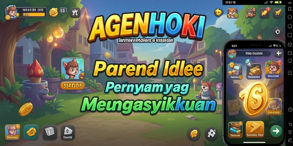 Screenshot AGENHOKI menampilkan gameplay Idle yang menarik dan mengasyikkan.