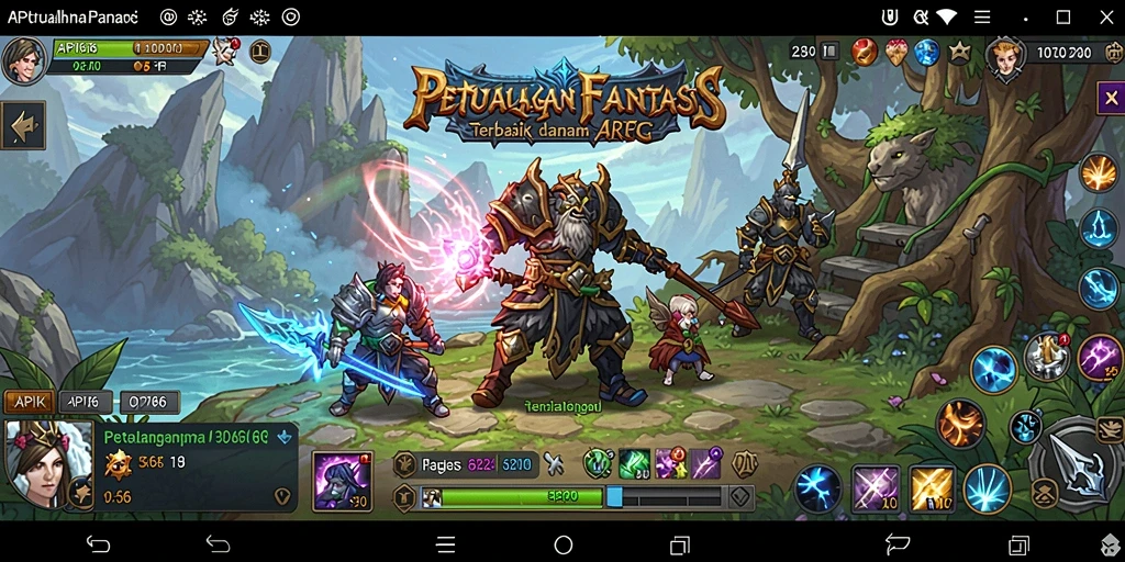 Tampilan gameplay menakjubkan di <strong>API66</strong> yang menunjukkan aksi pertarungan epik.