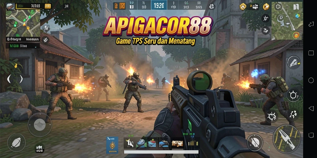 Gameplay menegangkan di APIGACOR88 saat pertempuran berlangsung.