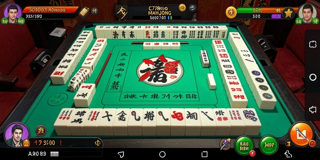 Tampilan gameplay Mahjong yang menarik dan menantang di C789.