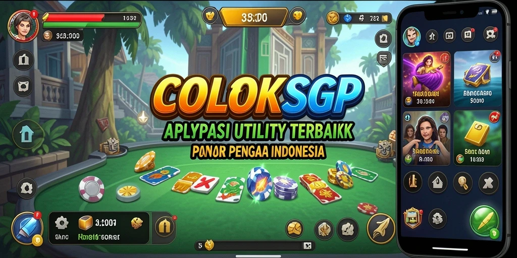 Tampilan antarmuka COLOKSGP yang sederhana dan mudah digunakan.