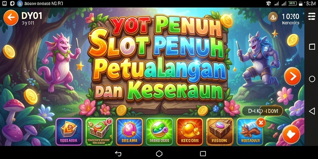 Screenshot gameplay DY01 menunjukkan keseruan dalam permainan Slot.