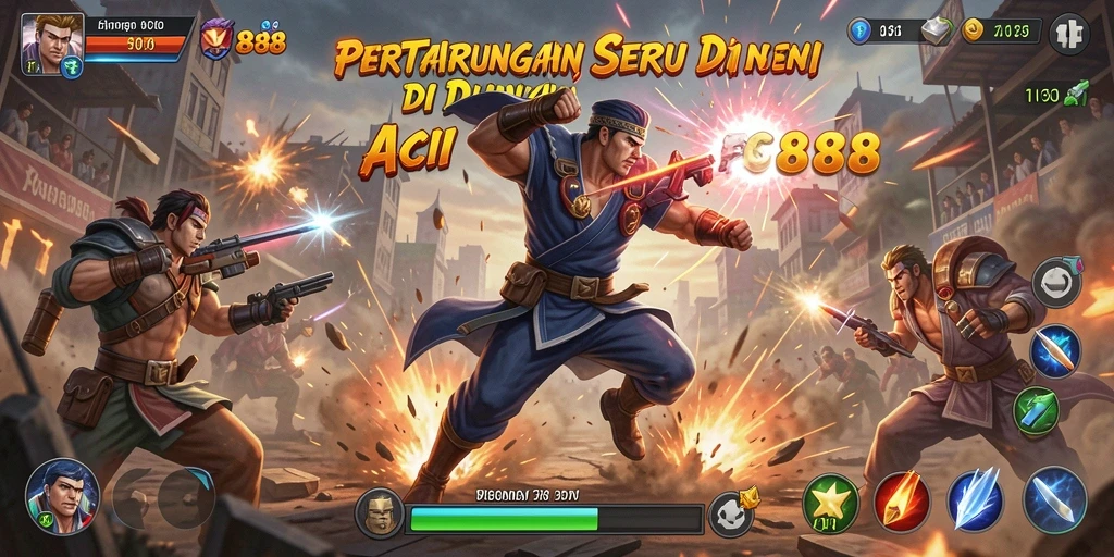 Tampilan gameplay seru dan dinamis di FC888.