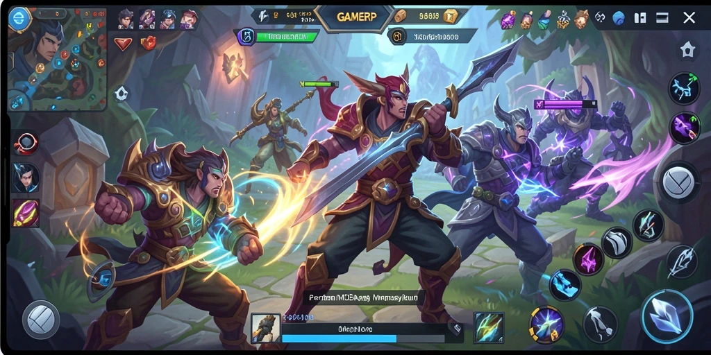 Gameplay menarik di arena pertempuran GAMERP.