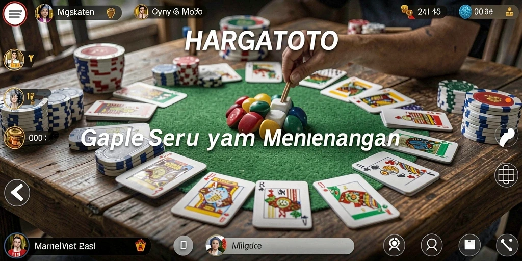 Tampilan gameplay HARGATOTO yang menarik dan seru.