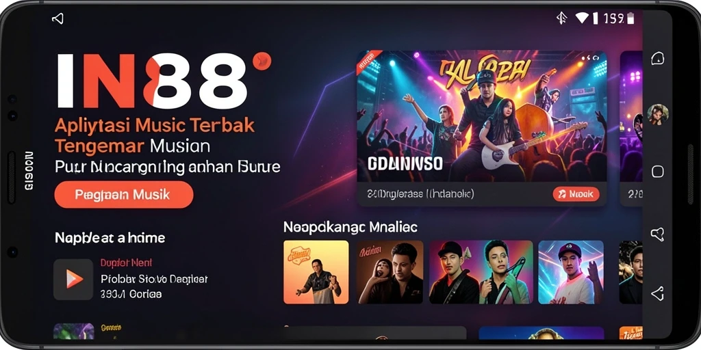 Tampilan gameplay IN88 dengan fitur karaoke dan antarmuka musik yang menarik.