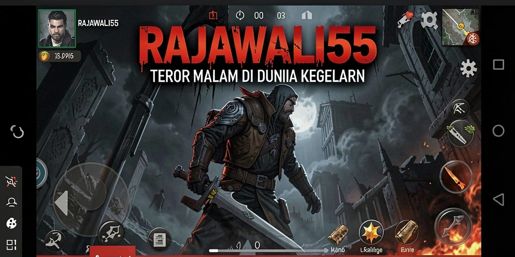 Gameplay RAJAWALI55 menampilkan kegelapan dan ketegangan yang memikat.