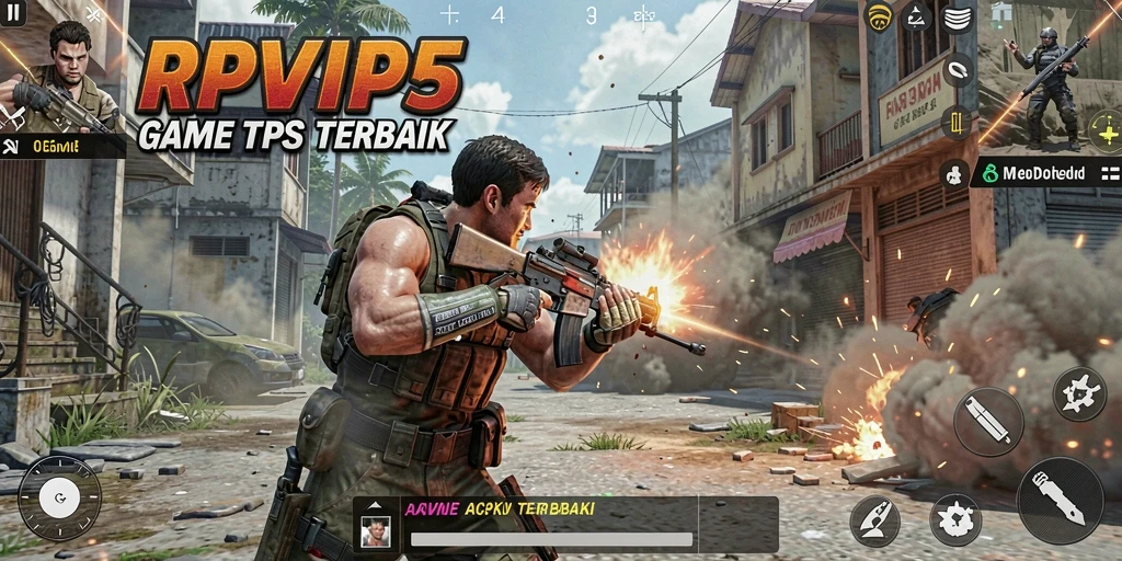 Tampilan gameplay seru di RPVIP5 dengan aksi menegangkan.