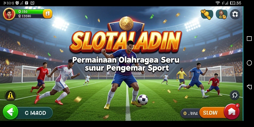 Tampilan gameplay SLOTALADIN yang menegangkan dan seru.
