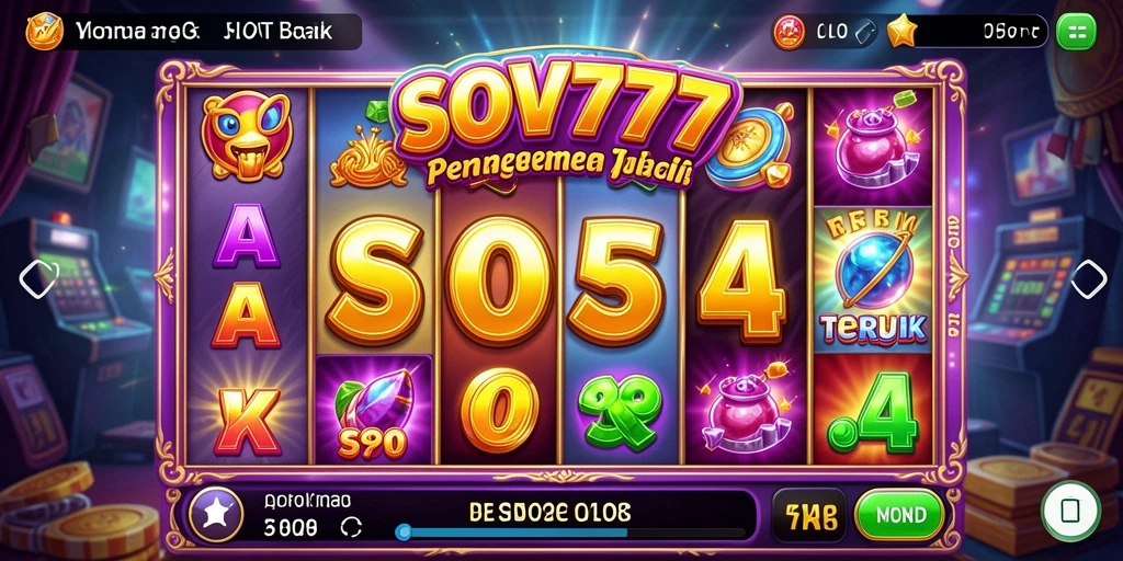 Gameplay Slot SOV777 dengan grafis memukau dan fitur menarik.